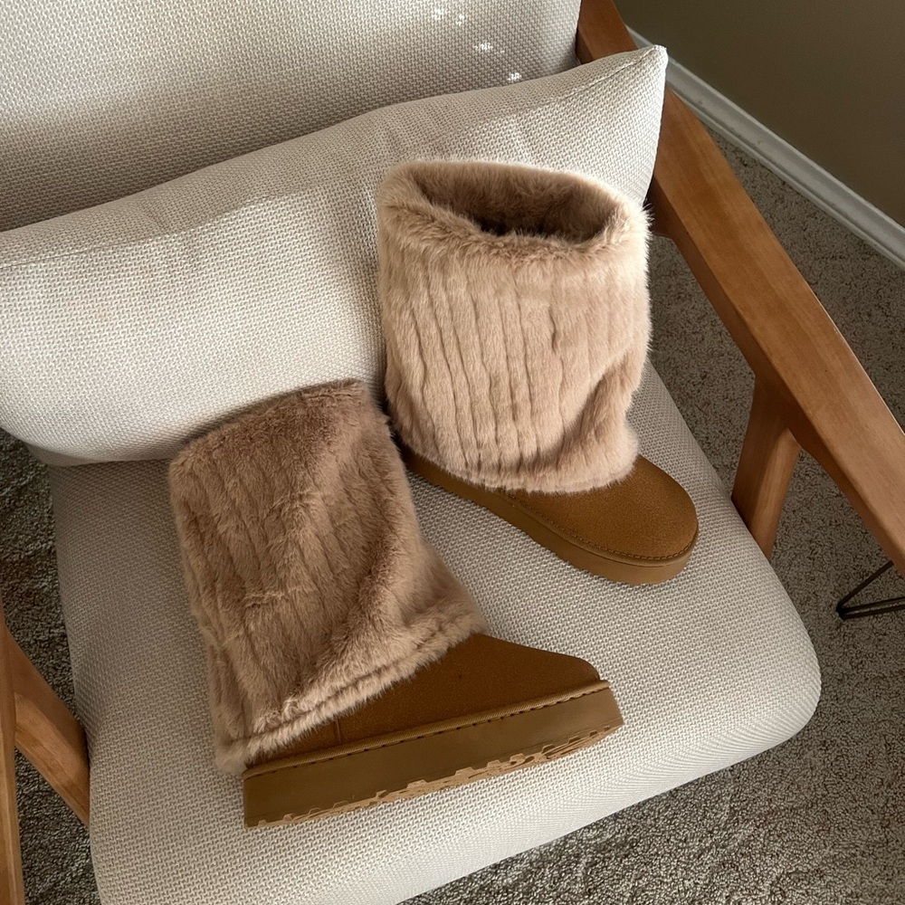 Camel Tall Angel Boots